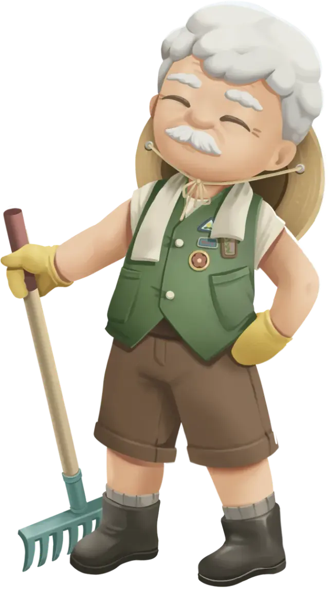 Official Loftia artwork of the NPC Herb